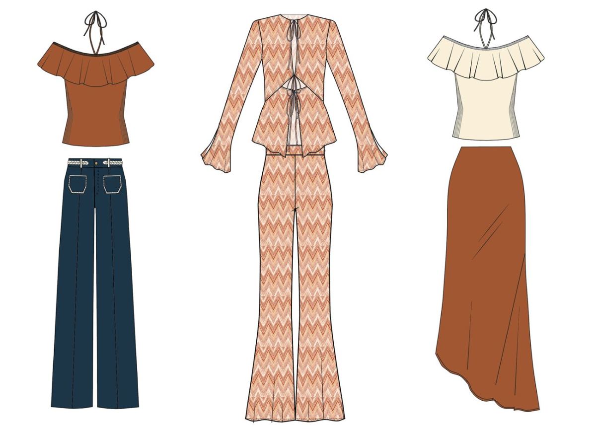 Knitwear Sketch and CAD 3