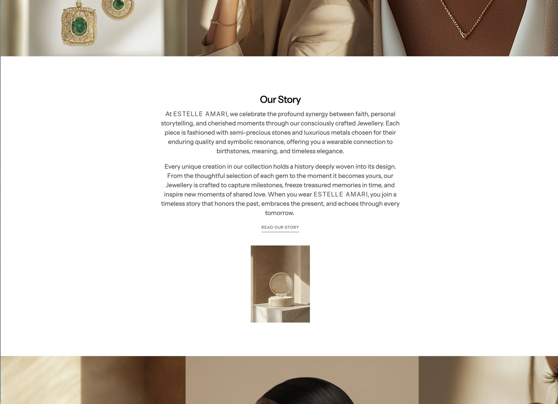 ESTELLE AMARI brand story