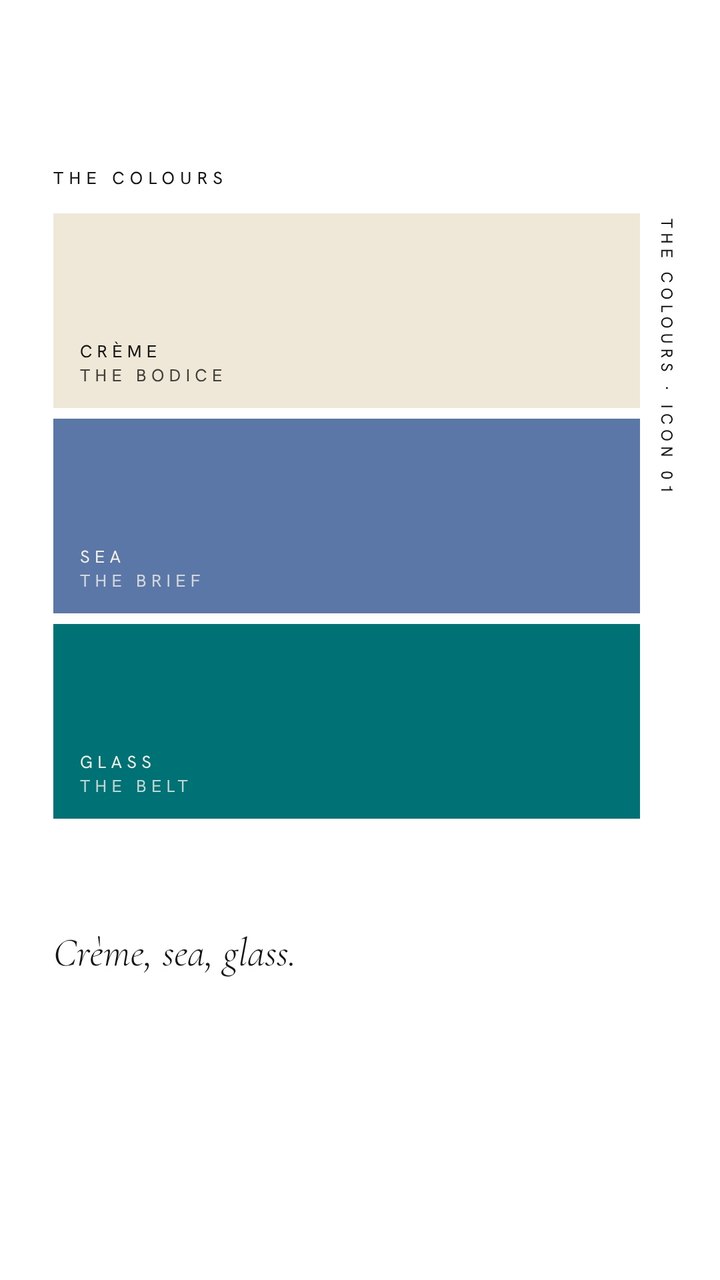 EVARAE Story layout, the colours