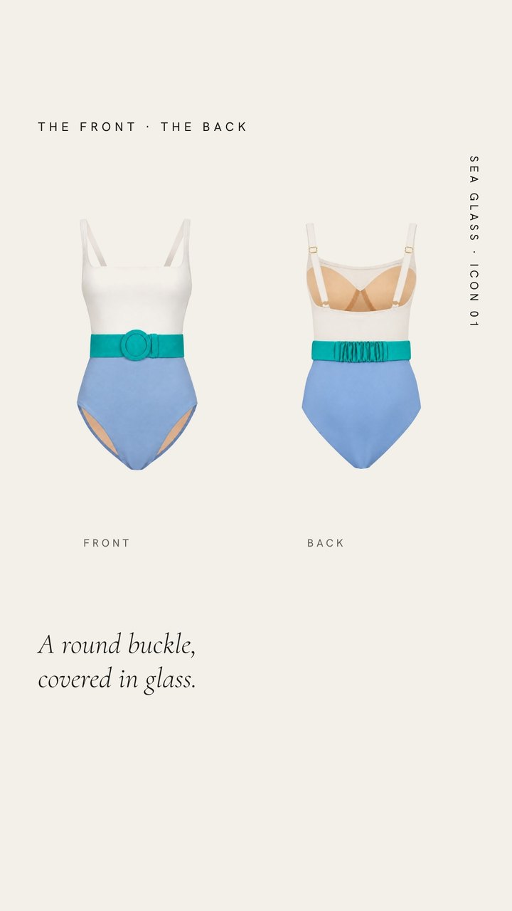 EVARAE Story layout, the front, the back