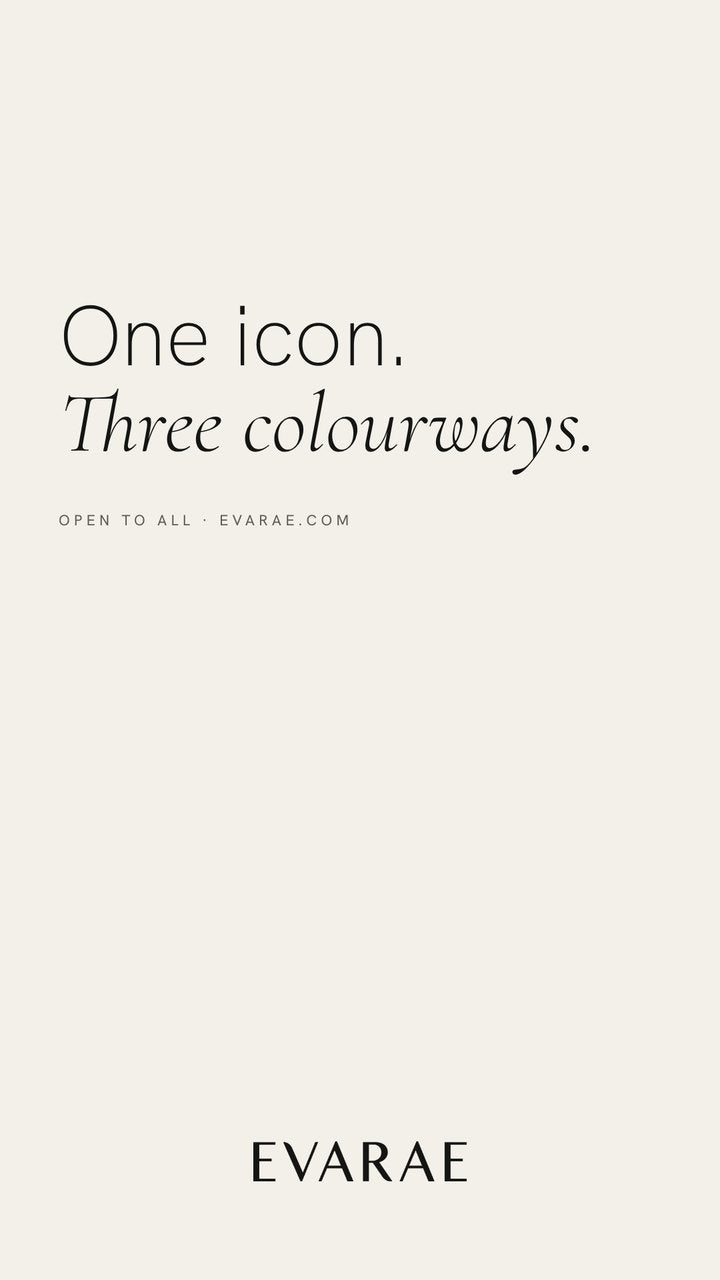 EVARAE Story layout, one icon, three colourways