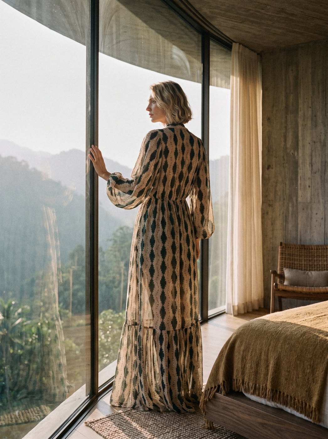 The Theo dress, Jungle Meets Sea, frame 8