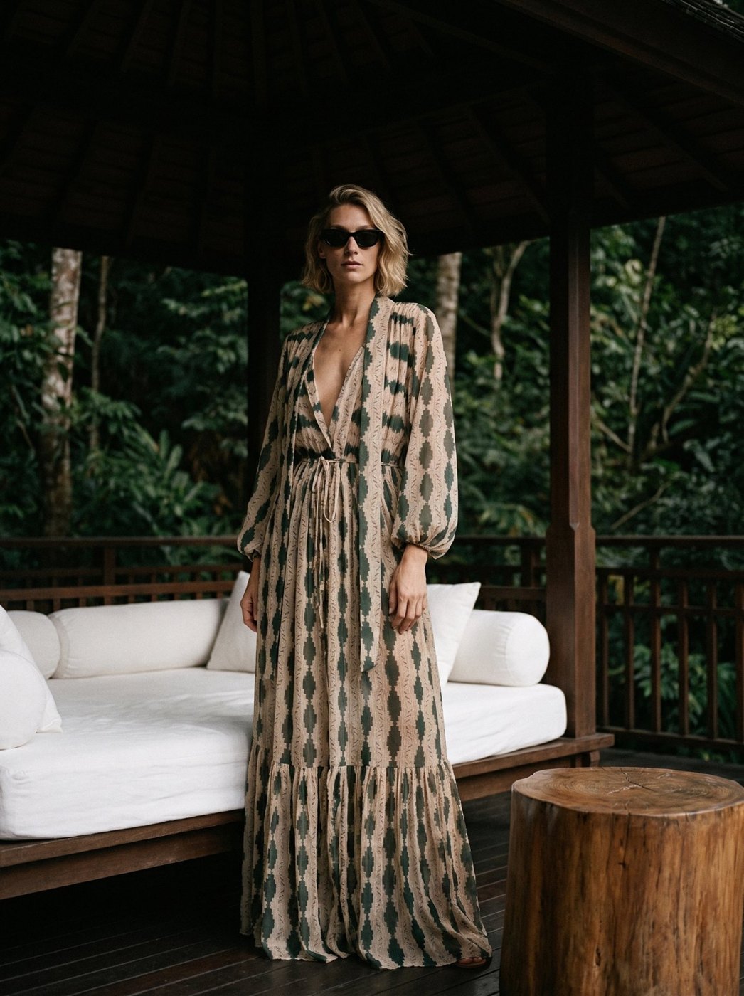 The Theo dress, Jungle Meets Sea, frame 4