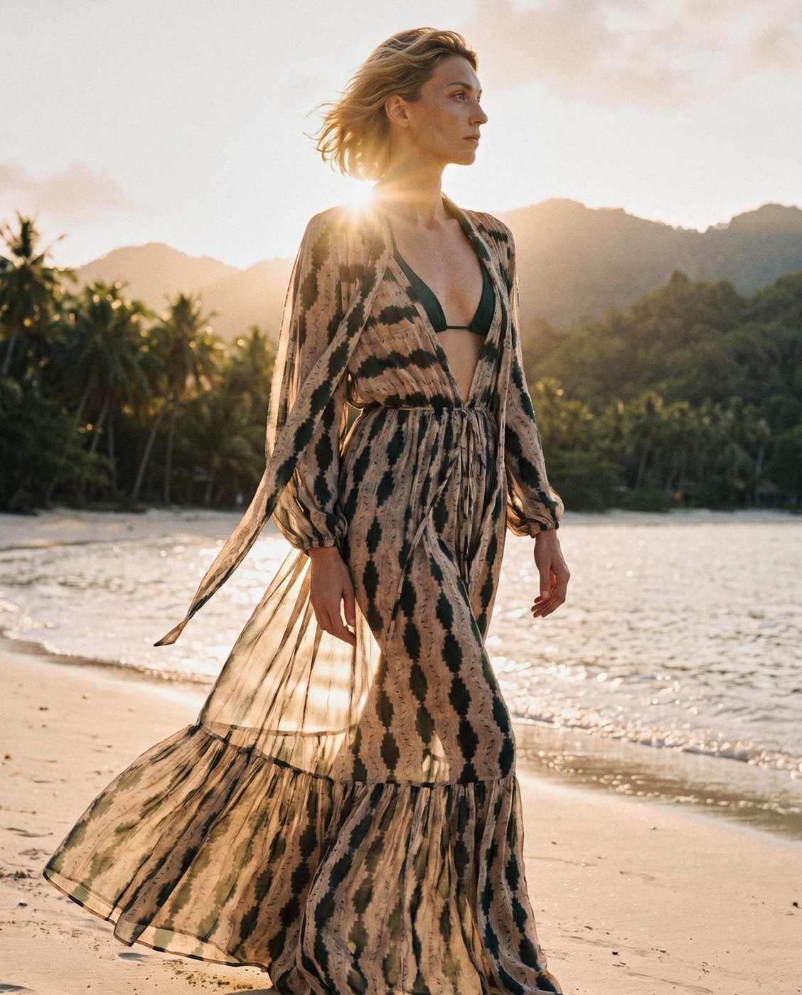 The Theo dress, Jungle Meets Sea, frame 15